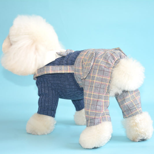 KFX-1798077 Orange and Dark Blue Cotton Dog Shirt – Available in Sizes S to 2XL