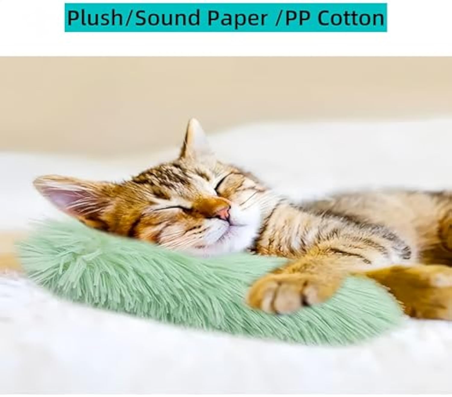 KFX-1798973 Interactive Cat Pillows with Catnip and Crinkle Sound for Indoor Play and Stress Relief