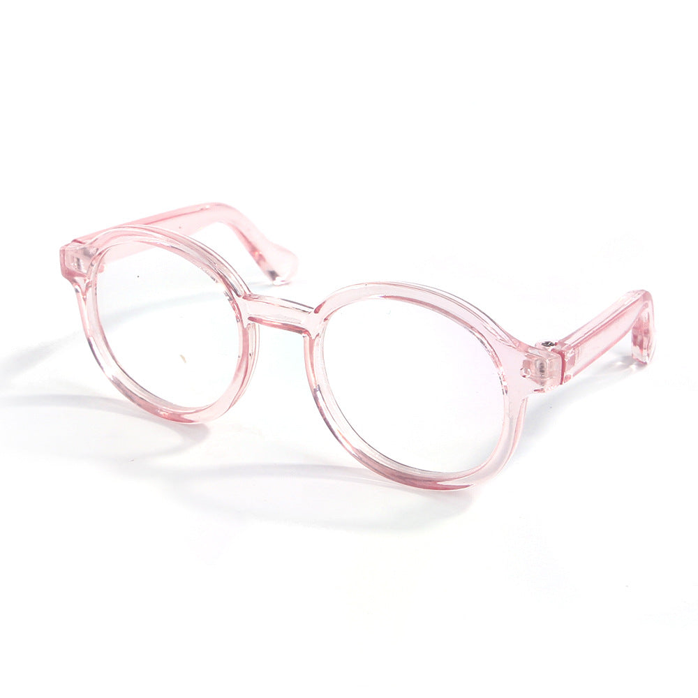 KFX-1799101 Stylish Plastic Transparent Cat Glasses in Multiple Colors