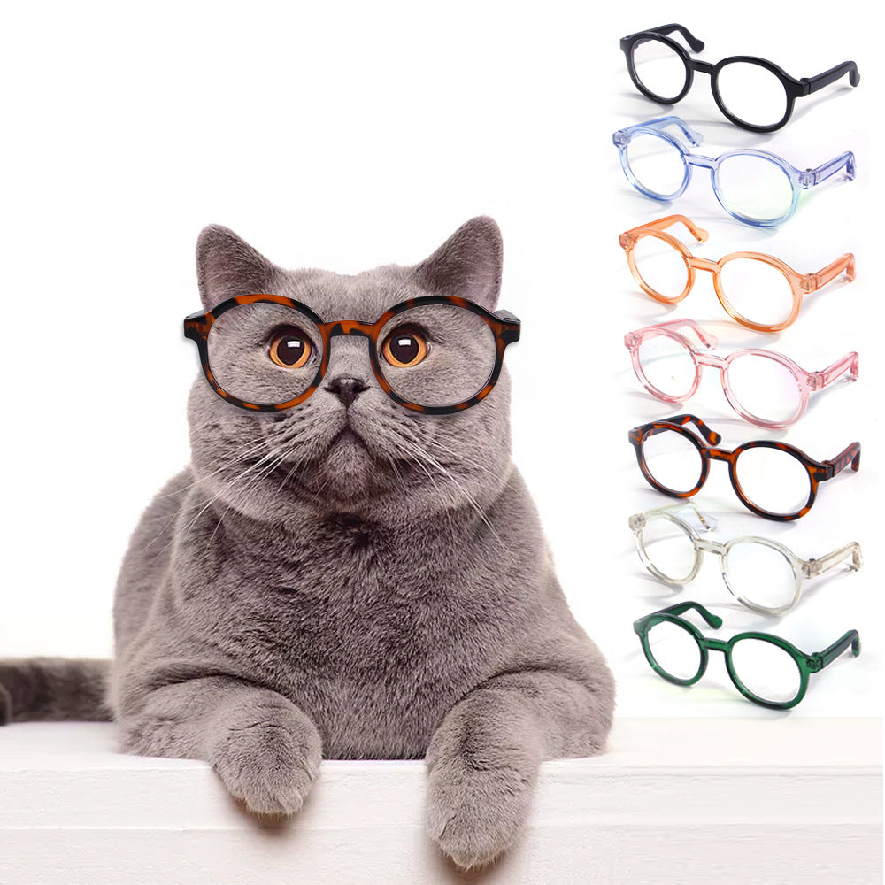 KFX-1799101 Stylish Plastic Transparent Cat Glasses in Multiple Colors