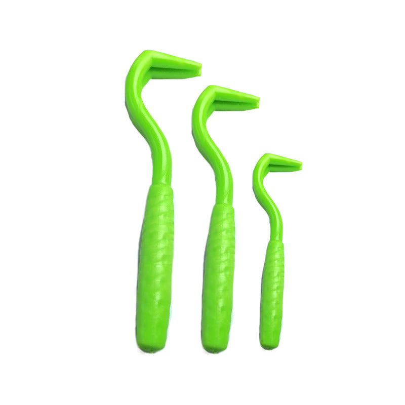 KFX-1803069 Pet Tick Removal Hook Set - 3 Pack in Multiple Colors, Ideal for Dogs