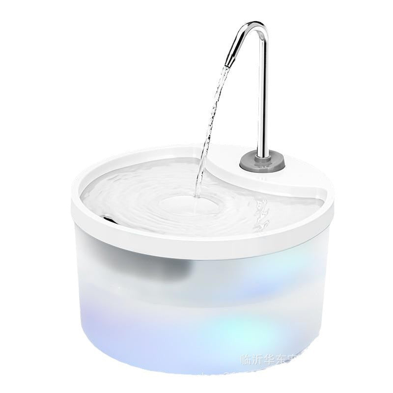 KFX-1803325 Quiet Self-Circulating Pet Water Fountain with Low-Water-Level Alert - USB Model