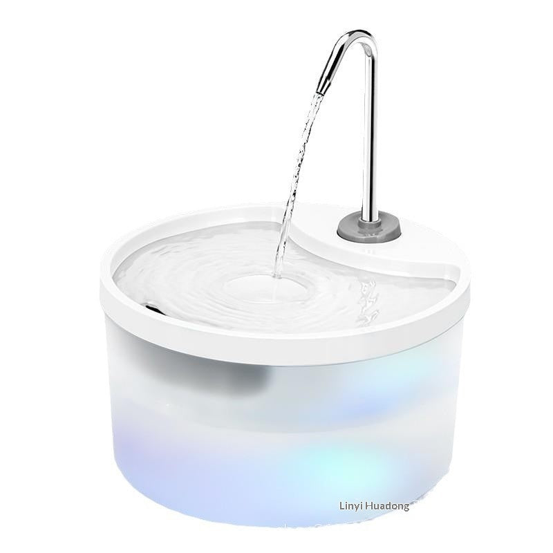 KFX-1803325 Quiet Self-Circulating Pet Water Fountain with Low-Water-Level Alert - USB Model