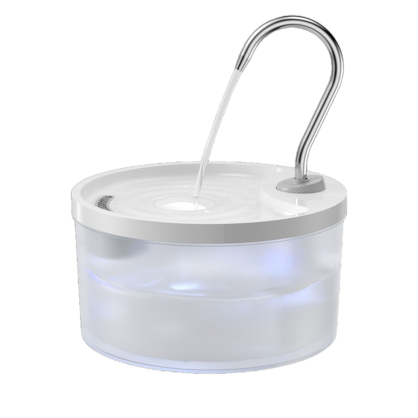 KFX-1803325 Quiet Self-Circulating Pet Water Fountain with Low-Water-Level Alert - USB Model