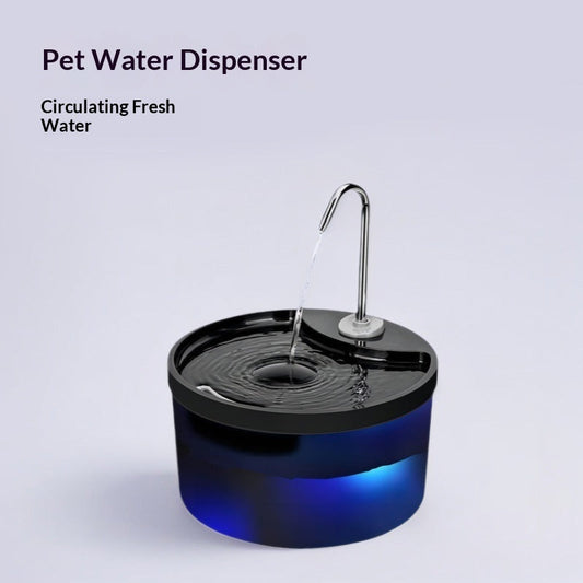 KFX-1803325 Quiet Self-Circulating Pet Water Fountain with Low-Water-Level Alert - USB Model