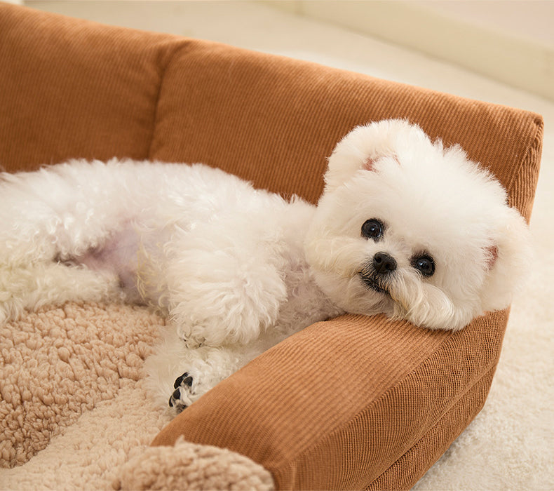 KFX-1804733 Universal All-Season Pet Nest Mat for Small to Medium Dogs and Cats, Soft Warm Cushion Bed
