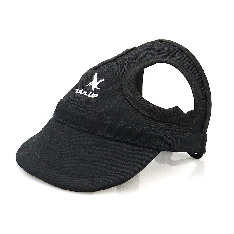 KFX-1804861 Canvas Parent-Child Outdoor Picnic Caps - Available in Black, Pink, and Blue for Pets and Owners