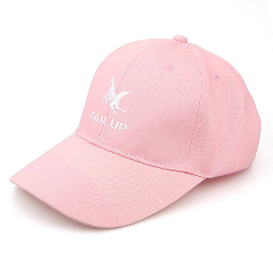 KFX-1804861 Canvas Parent-Child Outdoor Picnic Caps - Available in Black, Pink, and Blue for Pets and Owners