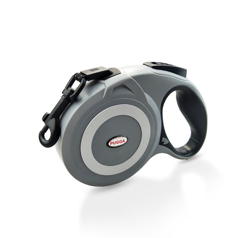 KFX-1807037 Retractable Dog Leash with Pull Straps for Large Dogs - Durable ABS Traction Belt, 20x14x4cm