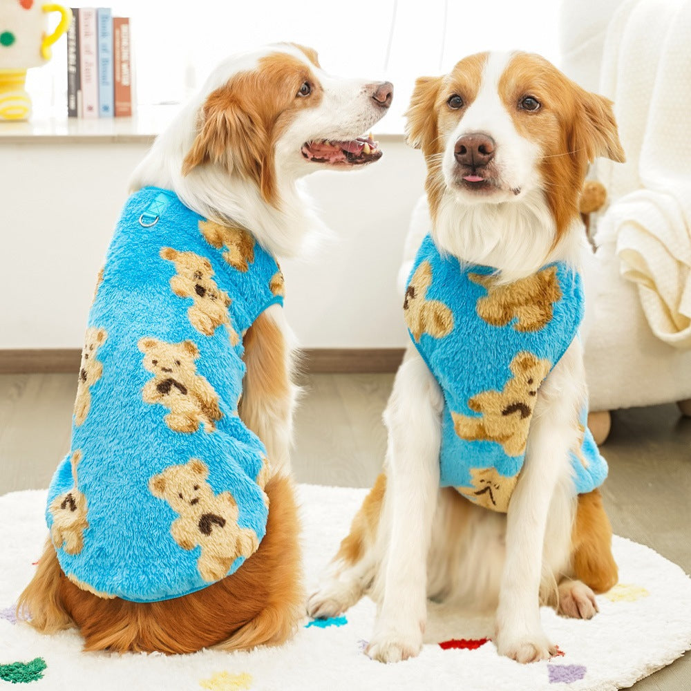 KFX-1807805 Cozy Plush Autumn and Winter Pet Costume - Sizes XS to 8XL