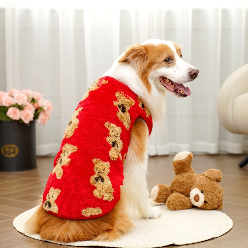 KFX-1807805 Cozy Plush Autumn and Winter Pet Costume - Sizes XS to 8XL
