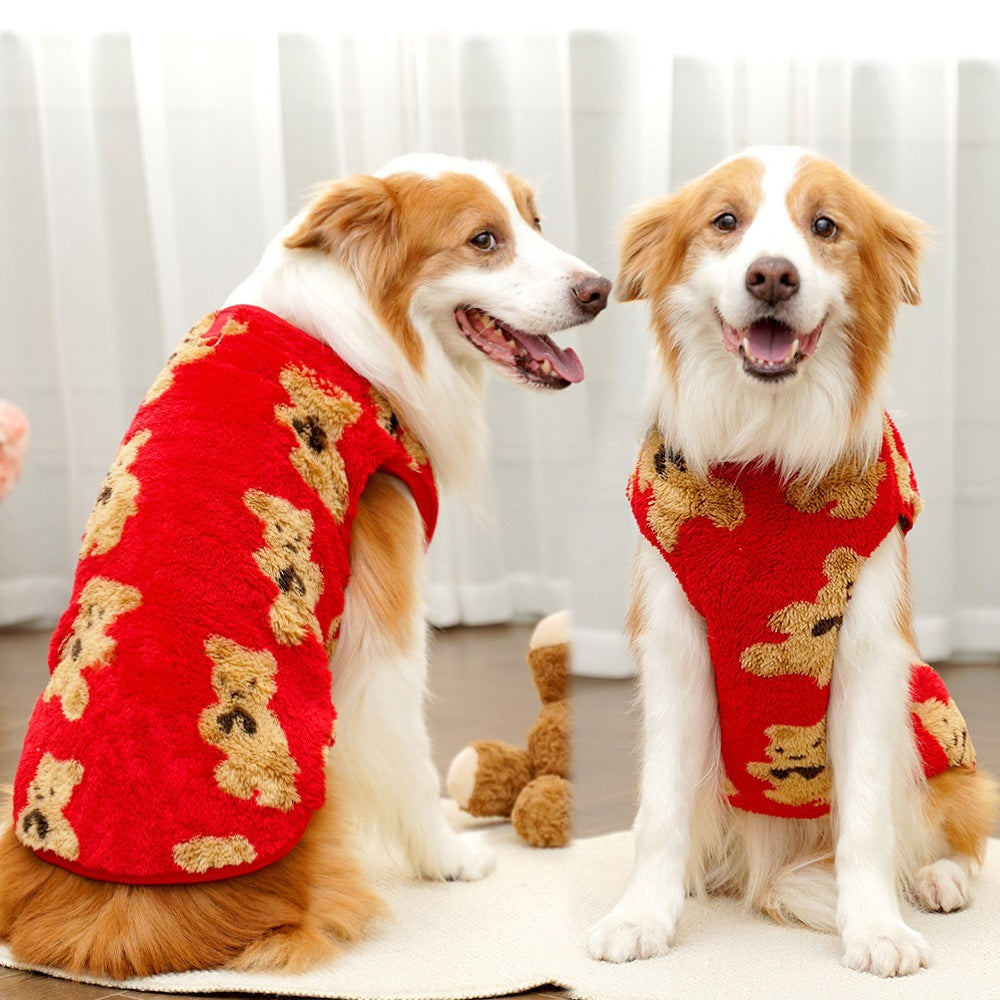 KFX-1807805 Cozy Plush Autumn and Winter Pet Costume - Sizes XS to 8XL