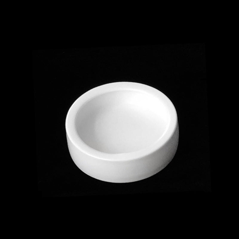 KFX-1809085 Ceramic Reptile Feeding Bowl with Smooth Curved Design for Tortoises, Lizards, and Snakes