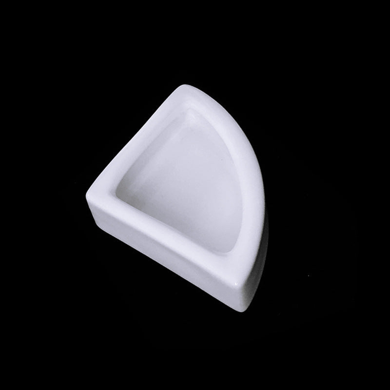 KFX-1809085 Ceramic Reptile Feeding Bowl with Smooth Curved Design for Tortoises, Lizards, and Snakes