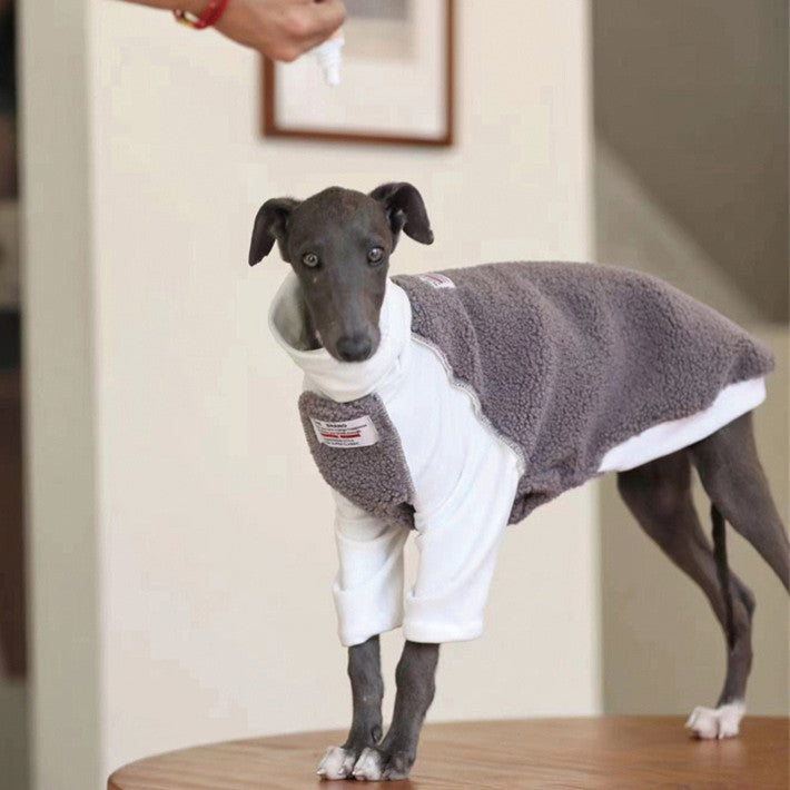 KFX-1811389 Fleece Dog Clothes for Small and Medium Breeds - Ideal for Autumn/Winter
