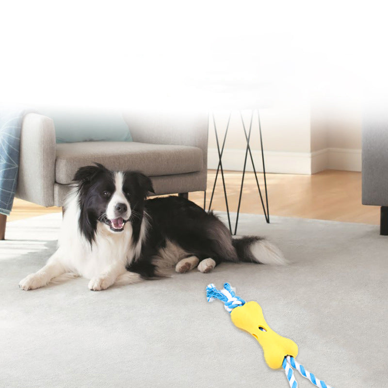 KFX-1816253 Durable Pet Chew Toy with Porous Design for Boredom Relief and Treat Dispensing