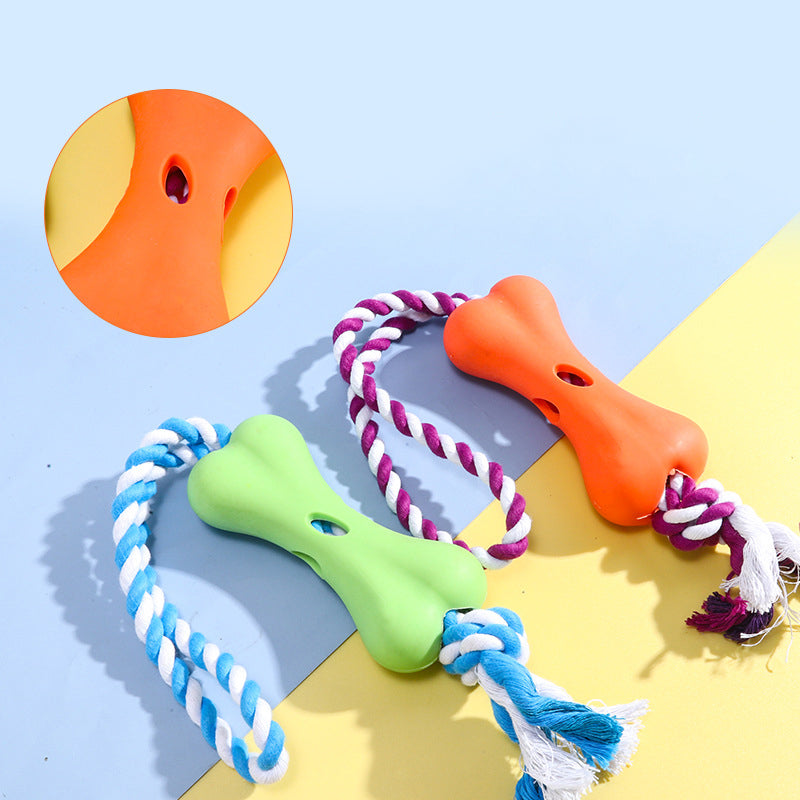 KFX-1816253 Durable Pet Chew Toy with Porous Design for Boredom Relief and Treat Dispensing