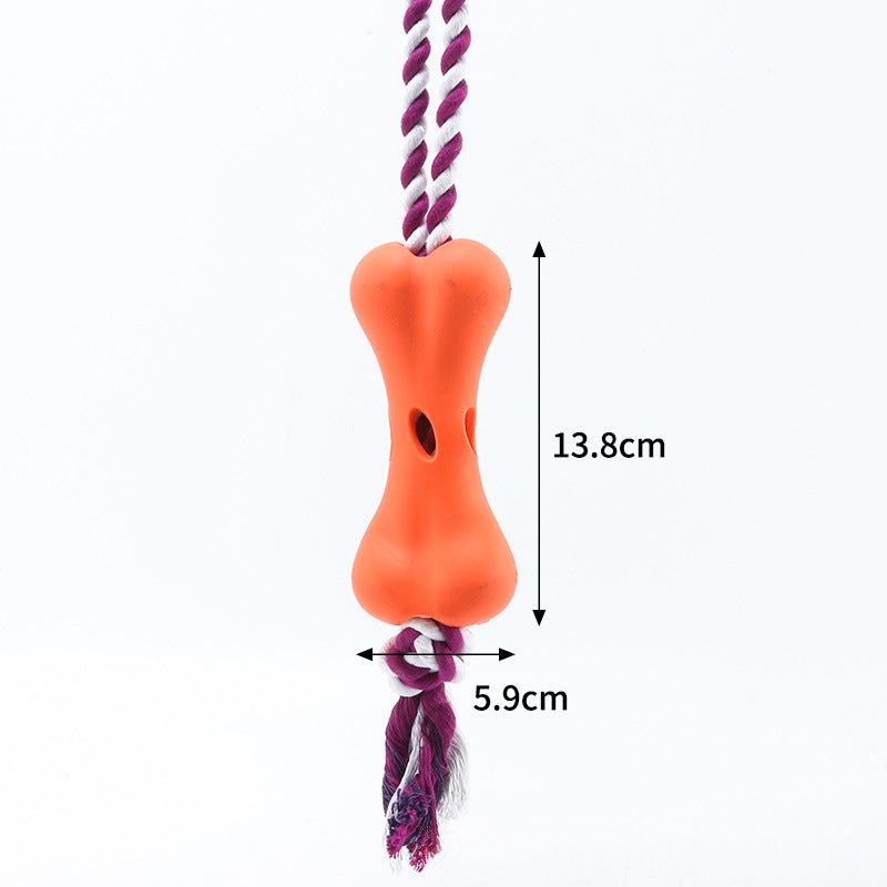 KFX-1816253 Durable Pet Chew Toy with Porous Design for Boredom Relief and Treat Dispensing