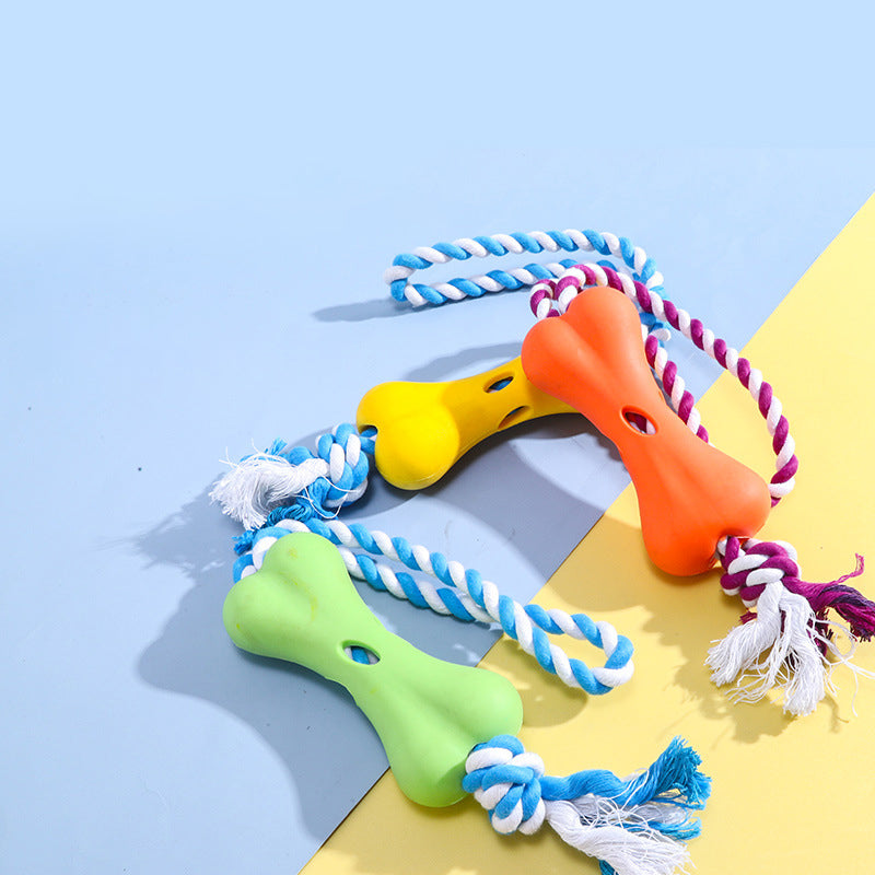 KFX-1816253 Durable Pet Chew Toy with Porous Design for Boredom Relief and Treat Dispensing