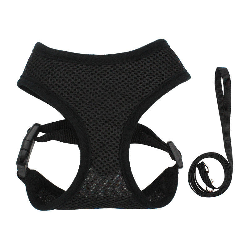 KFX-1818045 Breathable Mesh Reflective Dog Harness with Adjustable Chest Strap