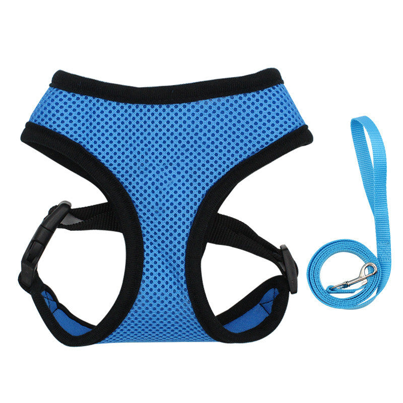 KFX-1818045 Breathable Mesh Reflective Dog Harness with Adjustable Chest Strap