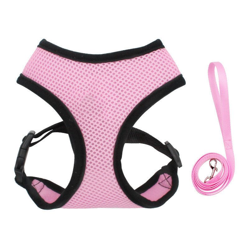 KFX-1818045 Breathable Mesh Reflective Dog Harness with Adjustable Chest Strap