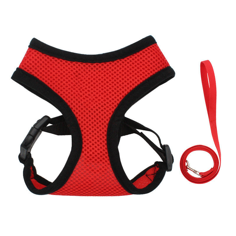 KFX-1818045 Breathable Mesh Reflective Dog Harness with Adjustable Chest Strap