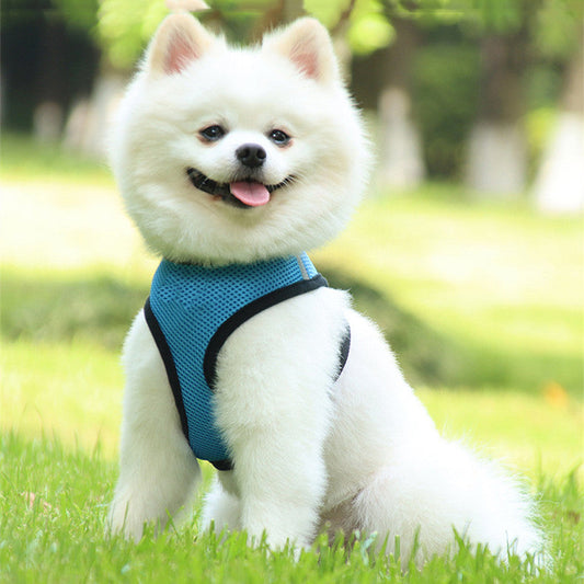KFX-1818045 Breathable Mesh Reflective Dog Harness with Adjustable Chest Strap