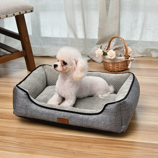 KFX-1822781 Removable and Washable Dog Kennel - Available in Multiple Sizes and Gray Color