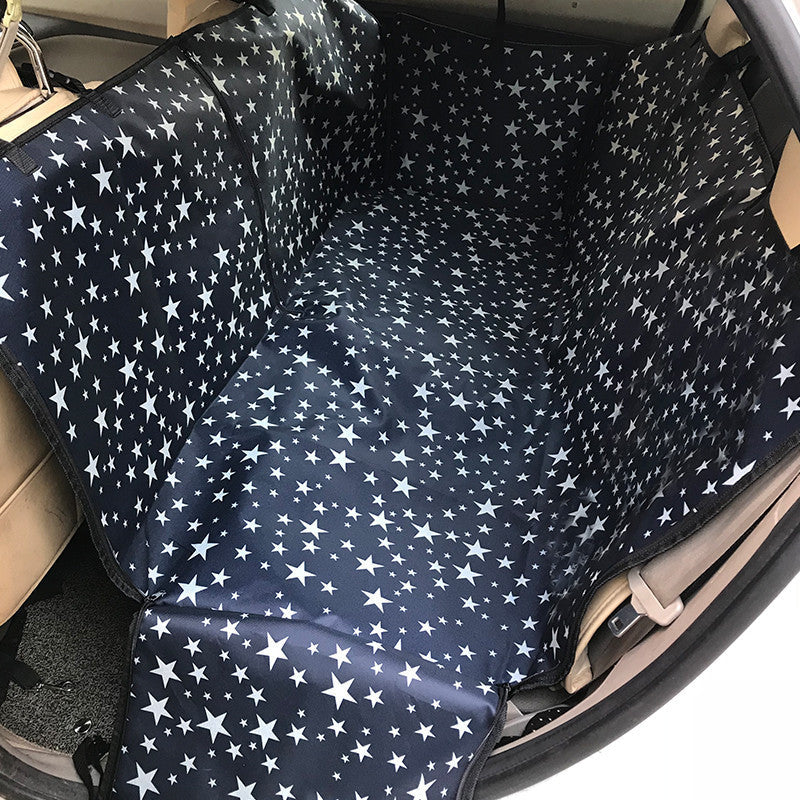 KFX-1823549 Universal Waterproof Pet Car Seat Cover for All Common Cars - Oxford Cloth, 135CM x 145CM