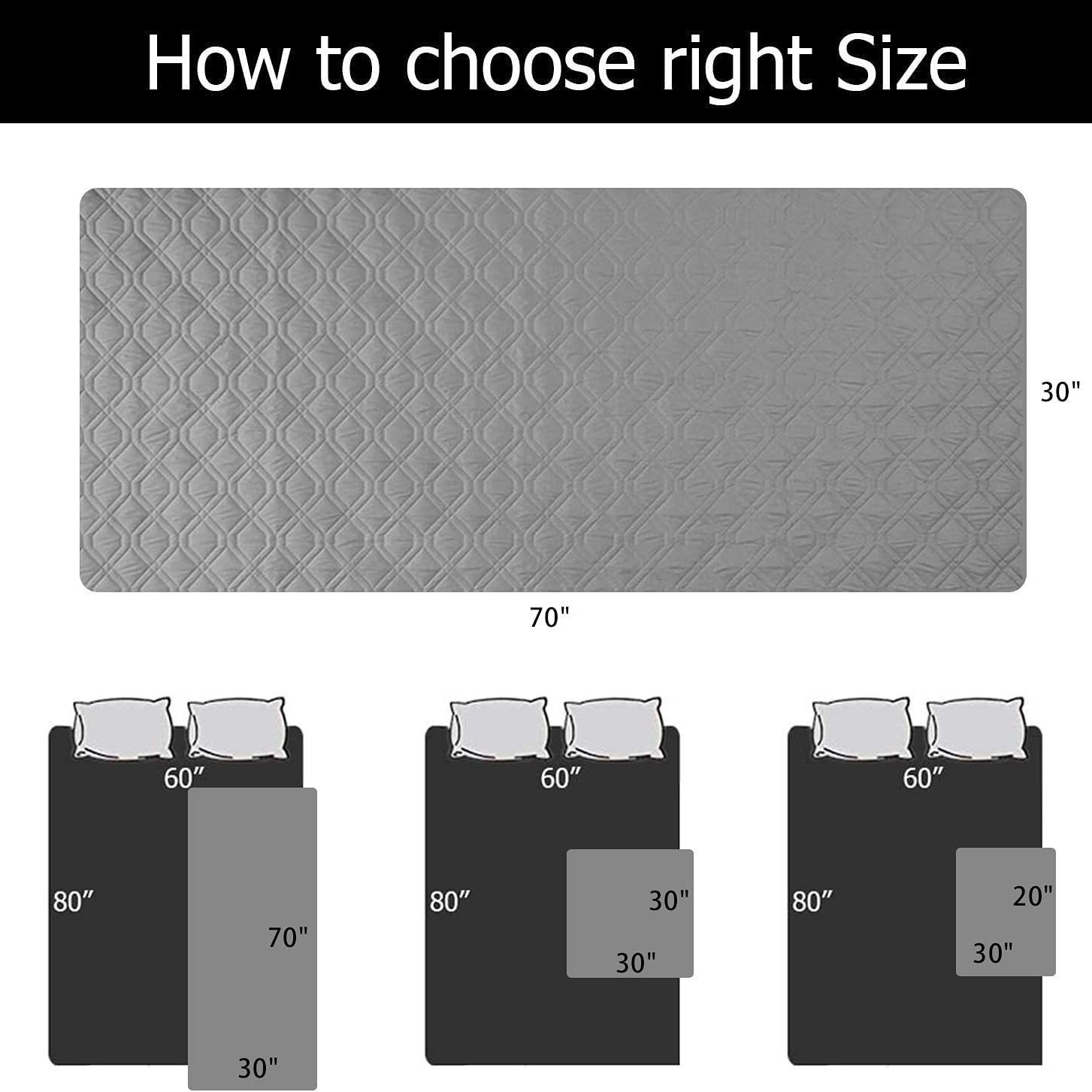 KFX-1825981 Reversible Waterproof Pet Blanket for Dogs - Soft Sofa and Couch Cover, Washable, Furniture Protector