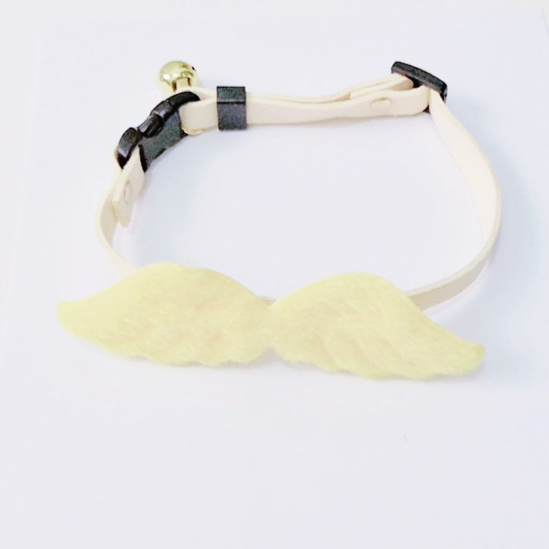KFX-1826493 Adjustable Dog Collar with Bell and Angel Wings in Multiple Colors