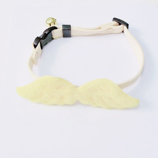 KFX-1826493 Adjustable Dog Collar with Bell and Angel Wings in Multiple Colors