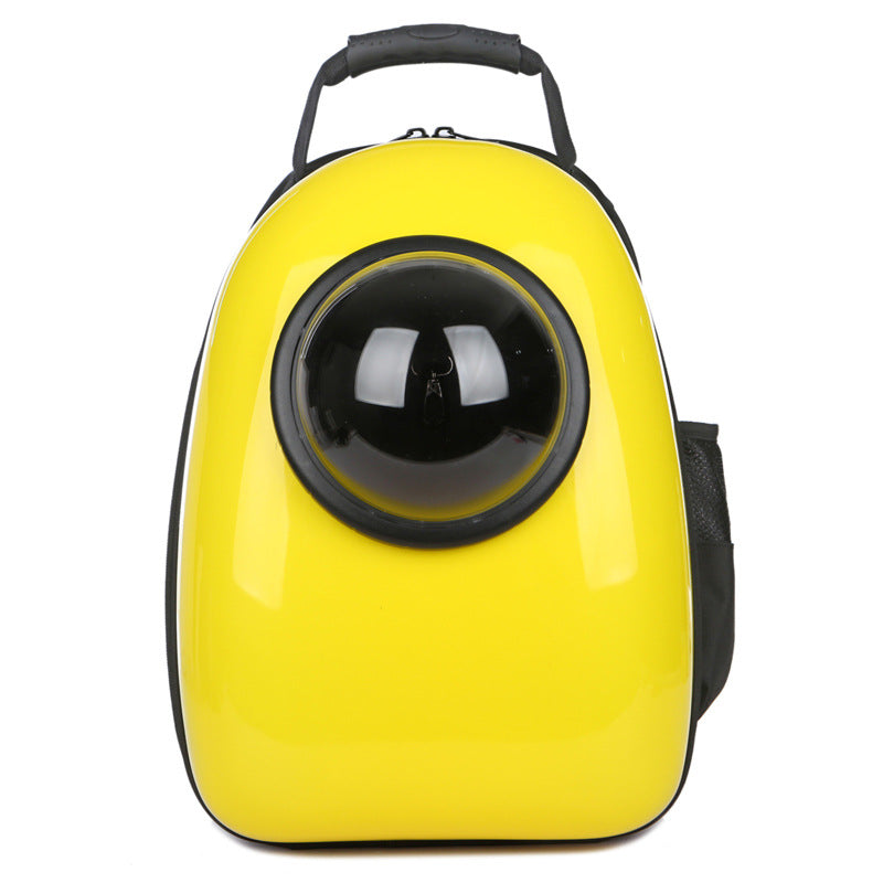 KFX-1826749 Transparent Space Capsule Pet Backpack for Cats and Small Dogs with Acrylic Cover, Multi-Color Options