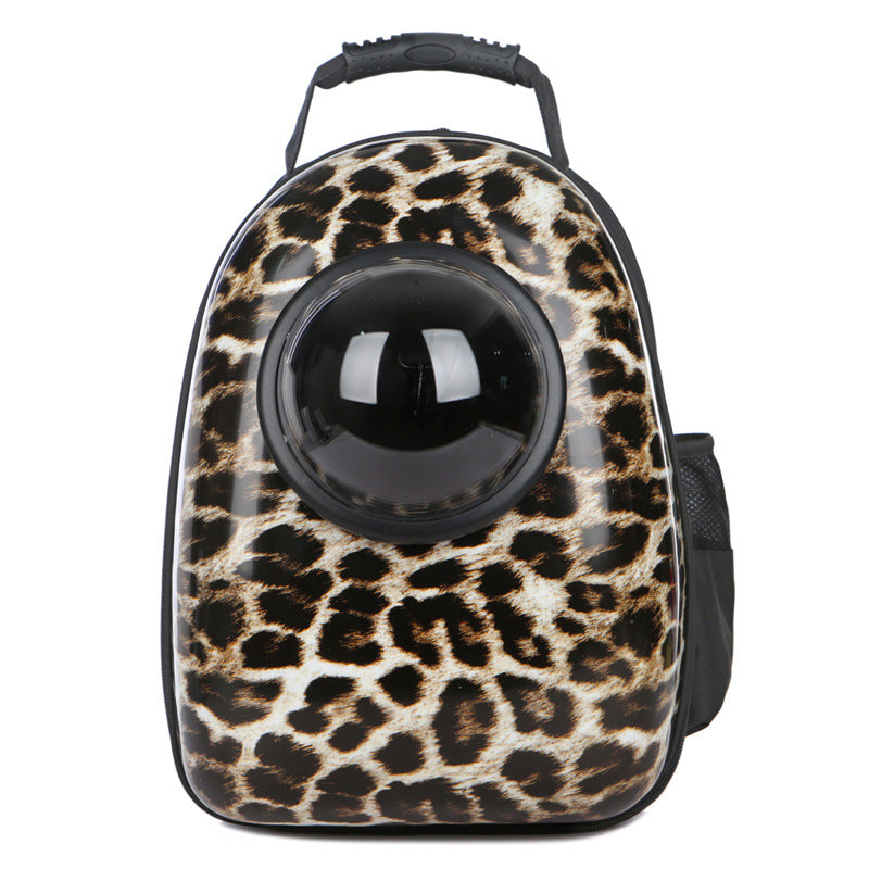 KFX-1826749 Transparent Space Capsule Pet Backpack for Cats and Small Dogs with Acrylic Cover, Multi-Color Options