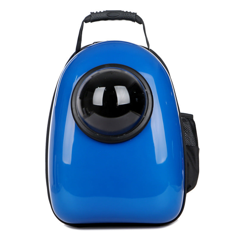 KFX-1826749 Transparent Space Capsule Pet Backpack for Cats and Small Dogs with Acrylic Cover, Multi-Color Options