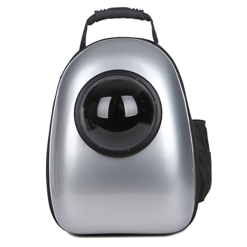 KFX-1826749 Transparent Space Capsule Pet Backpack for Cats and Small Dogs with Acrylic Cover, Multi-Color Options