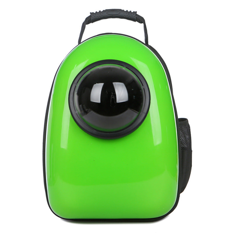 KFX-1826749 Transparent Space Capsule Pet Backpack for Cats and Small Dogs with Acrylic Cover, Multi-Color Options