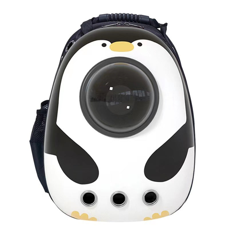 KFX-1826749 Transparent Space Capsule Pet Backpack for Cats and Small Dogs with Acrylic Cover, Multi-Color Options