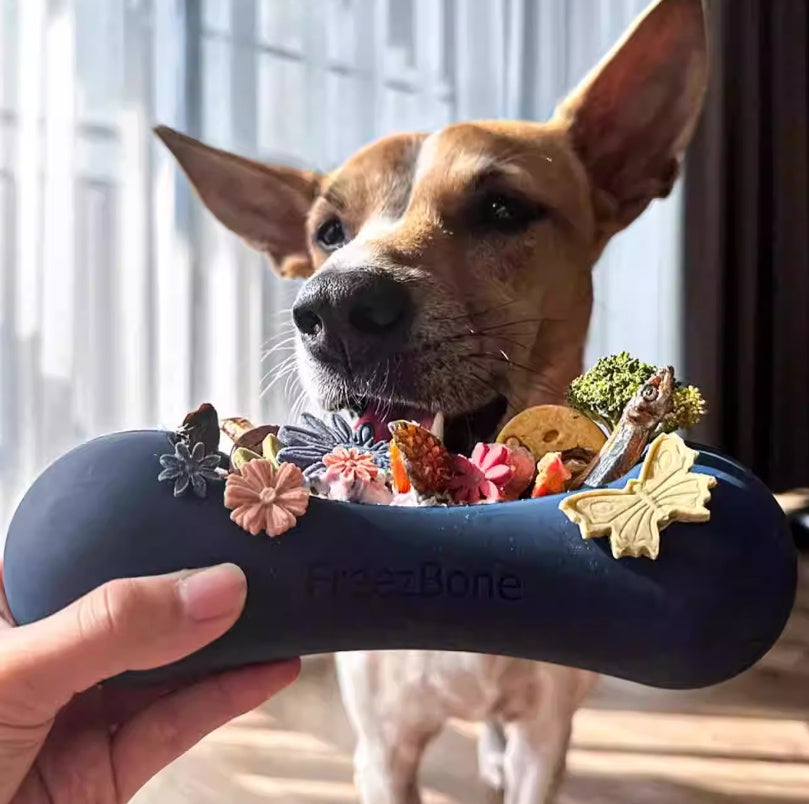 KFX-1828285 Durable Natural Rubber Dog Toy for Stress Relief and Force Feeding