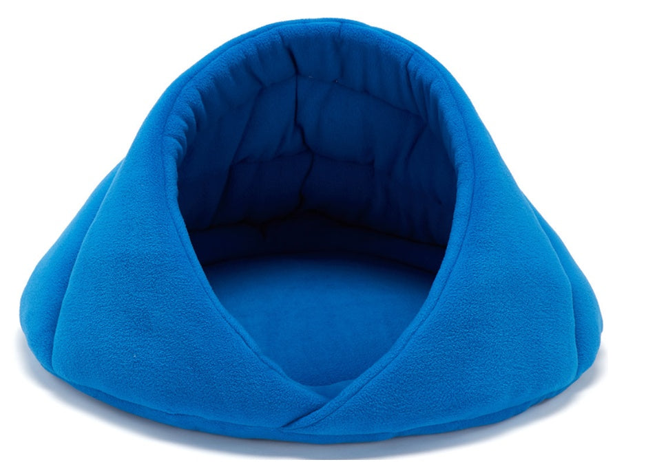 KFX-1828541 Cozy Fleece Pet Nest for Dogs - Soft, Warm Kennel Mat with Supportive Fiberglass Rod