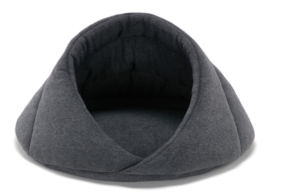 KFX-1828541 Cozy Fleece Pet Nest for Dogs - Soft, Warm Kennel Mat with Supportive Fiberglass Rod