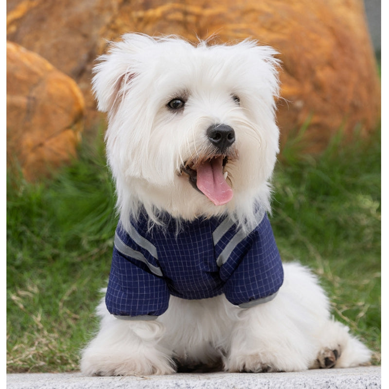 KFX-1829053 Outdoor Adventure Vest for Small and Medium Dogs, Warm Cotton Windbreaker with Leash Ring and Secure Pocket