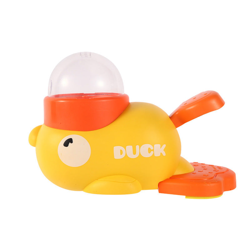 KFX-1831101 Interactive Dog Puzzle Feeder with Cartoon Duck Design - Anti-Slip Treat Dispenser for Training and Play