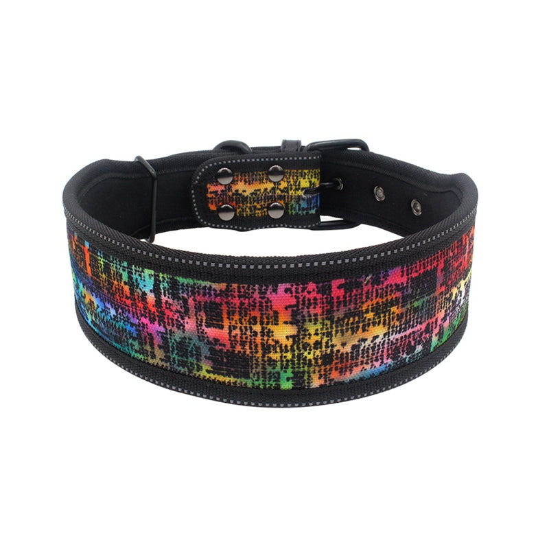 KFX-1832253 Diving Material Pet Collar in Size Small, Medium, Large – Durable Cloth Design for Comfort