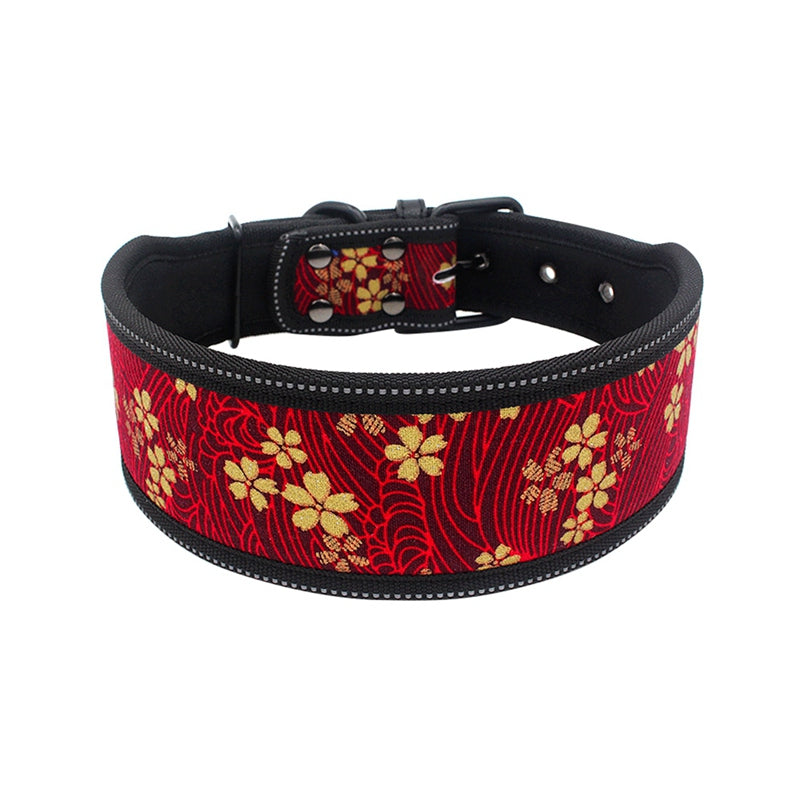 KFX-1832253 Diving Material Pet Collar in Size Small, Medium, Large – Durable Cloth Design for Comfort
