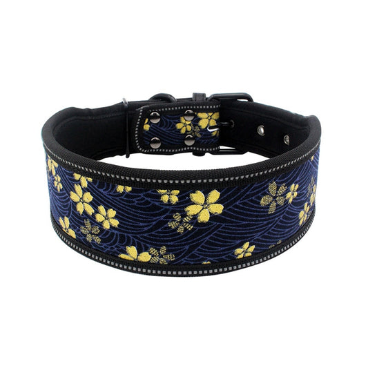 KFX-1832253 Diving Material Pet Collar in Size Small, Medium, Large – Durable Cloth Design for Comfort
