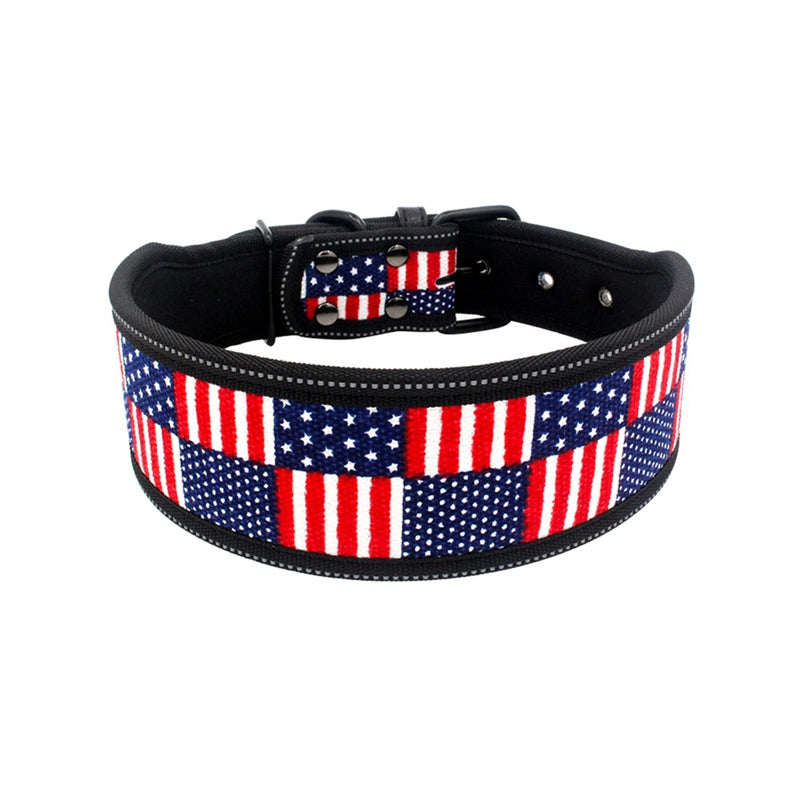 KFX-1832253 Diving Material Pet Collar in Size Small, Medium, Large – Durable Cloth Design for Comfort