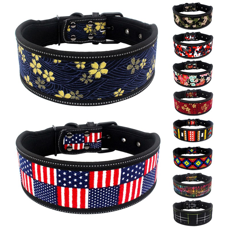 KFX-1832253 Diving Material Pet Collar in Size Small, Medium, Large – Durable Cloth Design for Comfort