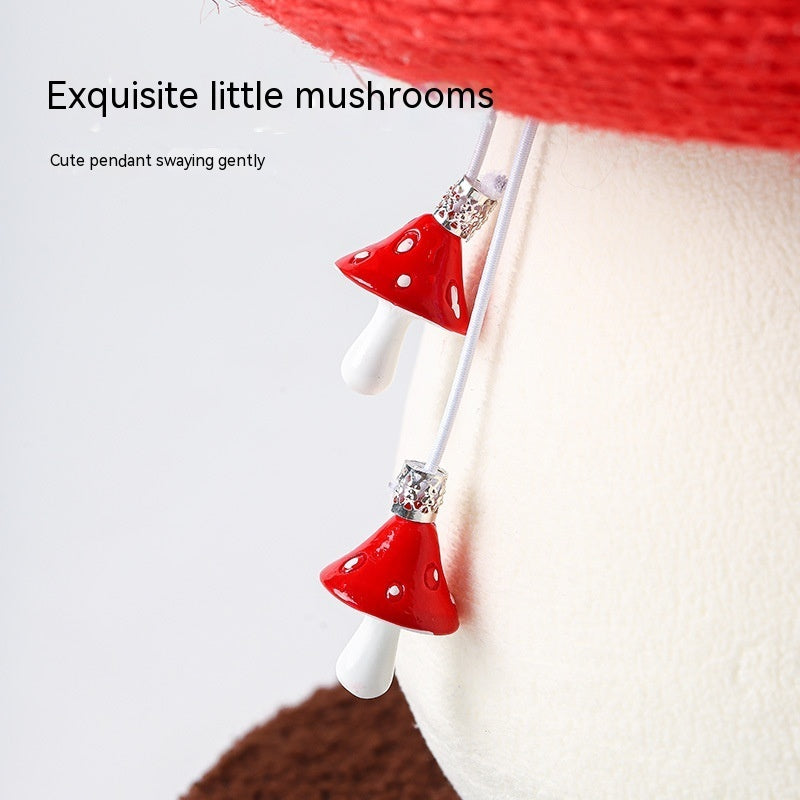 KFX-1833533 Mushroom-Shaped Cat Scratch Board - Durable Sisal with Cloth and Density Plate